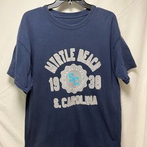 Myrtle Beach South Carolina Navy Tee